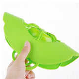 Silicone Overcooking Protection Multi Lid, Green - Top-Down View