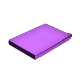 Aluminum Pop-Up Card Holder RFID-Safe Black Case - Low Angle