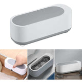 Ultrasonic cleaning glasses jewelry cleaner white, 42kHz