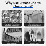 Ultrasonic cleaning glasses jewelry cleaner white, 42kHz