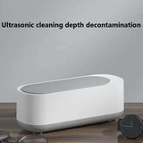 Ultrasonic cleaning glasses jewelry cleaner white, 42kHz
