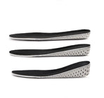 2cm 3cm 4cm Shoe Inserts Grow Taller Soles, Black