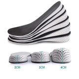 Shoe Insoles for Height Increase 2cm, 3cm, 4cm, Black