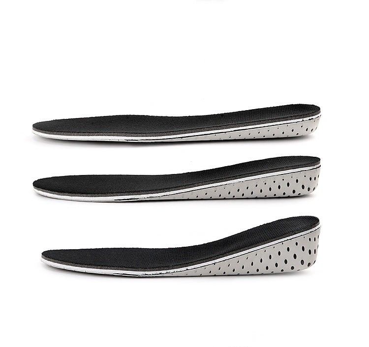 2cm Shoe Insoles for Height Increase, Black, 2cm