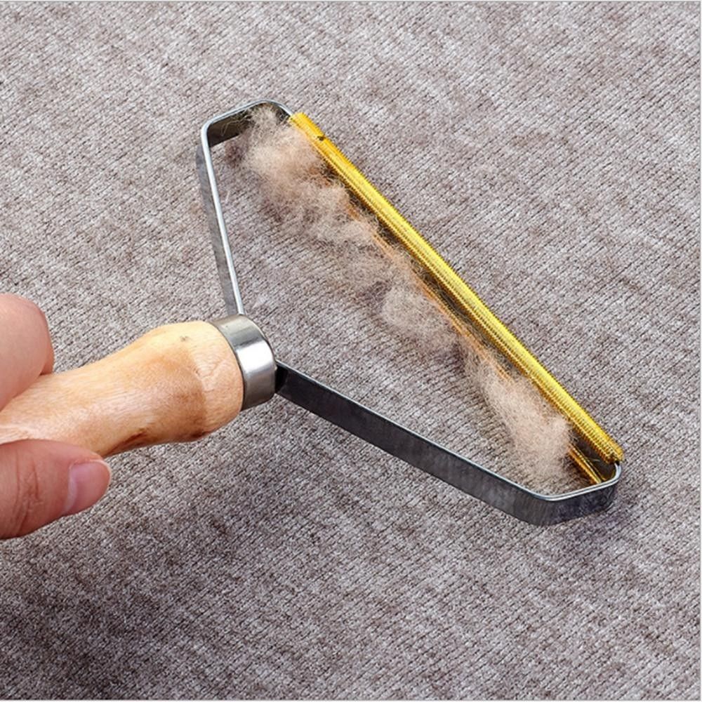 Lint & Fur Remover for Clothes, Silver - Effective Hair Removal Tool