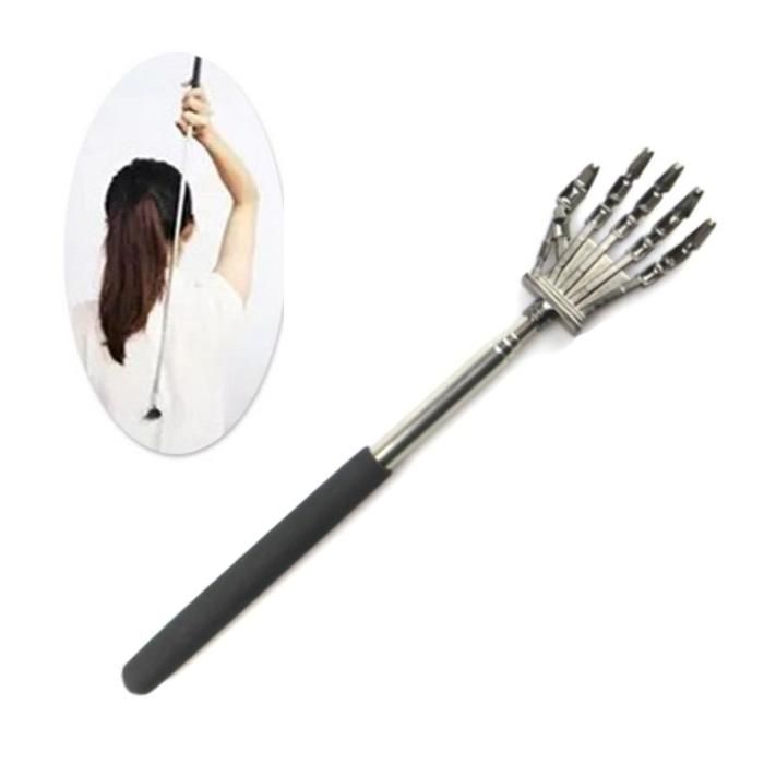 Telescopic Back Scratcher, Black