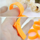 2pcs Orange Peeler for Citrus Fruits, MultiColor - 45-Degree Angle