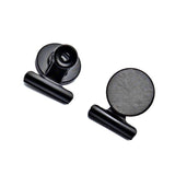 10-pack Magnetic Clips, Black - Low Angle