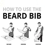 Barber Cape Black, Apron for Shaving & Beard Collection