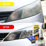 Headlight Polishing Kit MultiColor, Cleans Polishes Increases Clarity Safety - Top-Down View