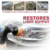 Headlight Polishing Kit MultiColor, Cleans Polishes Increases Clarity Safety