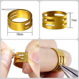 DIY Jewelry Making Kit with Pliers, Wire, Rings, Silver - Side View