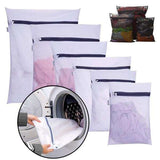 5pcs Laundry Bags for Efficient Sorting in Different Sizes, Black
