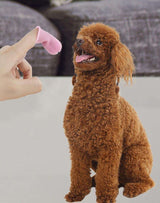 4-pack Dog Toothbrush Pet Finger Toothbrush for Teeth Cleaning, Multi-color - 45-Degree Angle