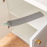 Easyclean Silver Dust Mop for Easy Sofa Cleaning - Low Angle