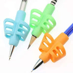 3pcs Pencil Holder for Kids, Multicolor Writing Aid Grip Trainer Pen Holder