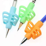 3pcs Pencil Holder for Kids, Multicolor Writing Aid Grip Trainer Pen Holder