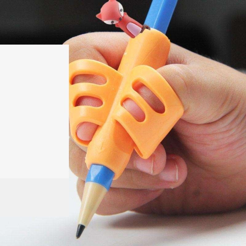 3pcs Pencil Holder for Kids, Multicolor Writing Aid Grip Trainer Pen Holder