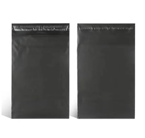 100pcs Black E-commerce Mail Bags, 25 x 35cm