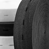 Elastic Buttonhole Band 5m, Practical and Versatile - Front View