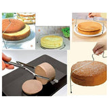 Cake Cutter Divider Bases, 3 in 1, for Baking and Cake Decorating - Front View
