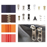84 Pieces Universal Zipper Replacement Repair Kit, MultiColor