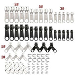 84 Pieces Universal Zipper Replacement Repair Kit, MultiColor