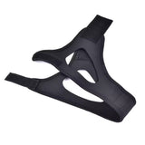 Adjustable Anti Snoring Chin Strap, Black, Stop Snoring Belt