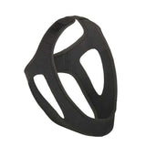Adjustable Anti Snoring Chin Strap, Black, Stop Snoring Belt - Rear View