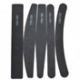 5pcs double-sided nail files 100/180 grit, black