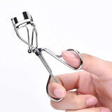 5 pcs Professional Eyelash Curler, Silver - Front View