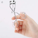 5 pcs Professional Eyelash Curler, Silver - Top-Down View