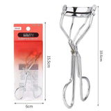 5 pcs Professional Eyelash Curler, Silver - 45-Degree Angle