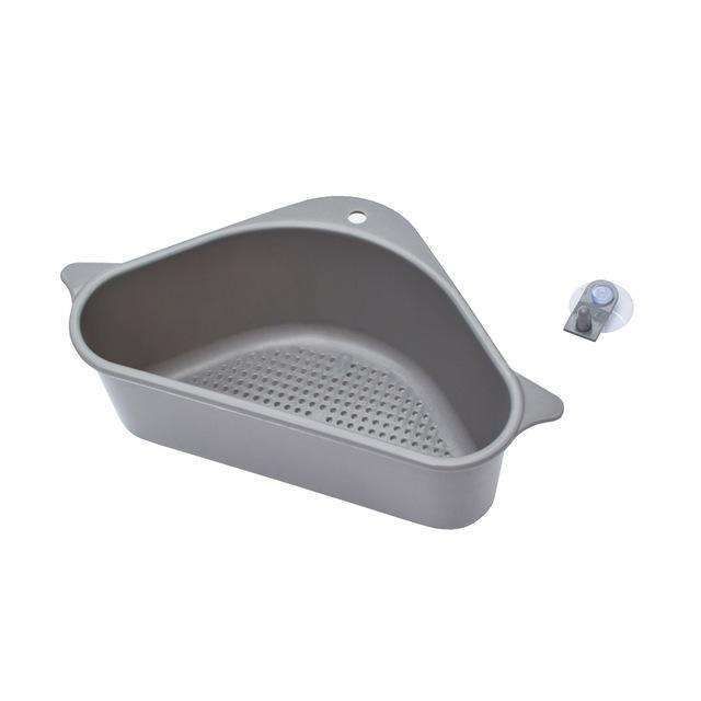 2-Pack Sink Strainer Rinse Box for Fruits Vegetables, Grey