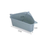 2-Pack Sink Strainer Rinse Box for Fruits Vegetables, Grey
