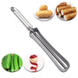 Stainless steel potato peeler and fruit peeler, Silver