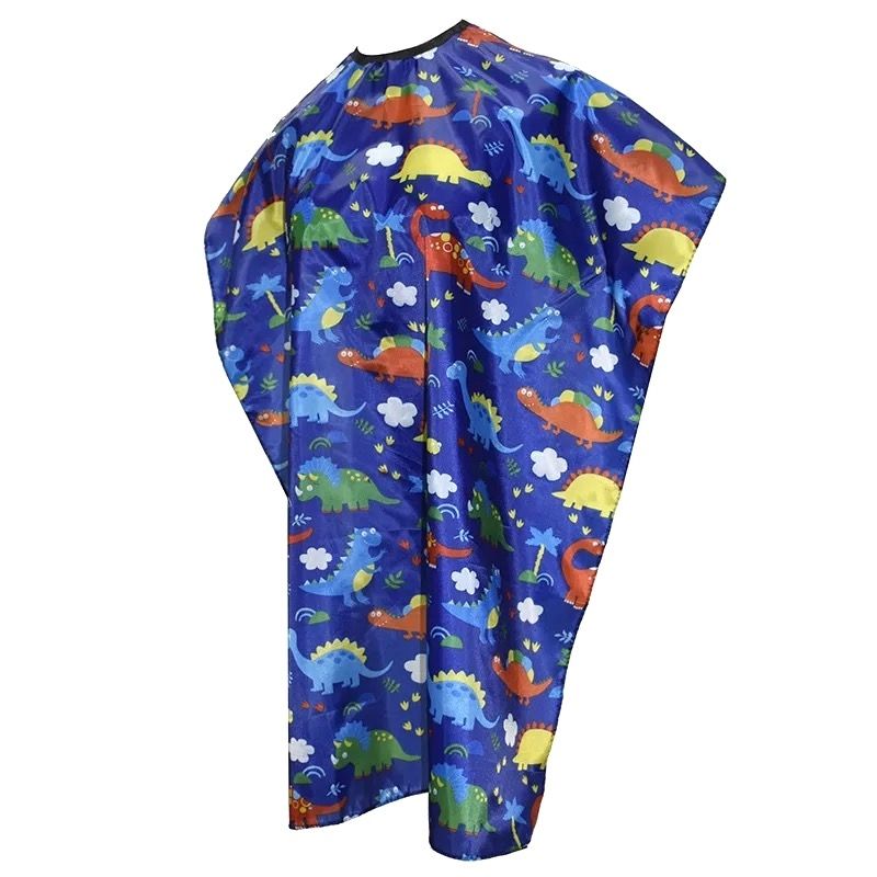 Kids Hairdressing Cape Protective Comfortable Fun Design, MultiColor