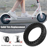 Xiaomi Electric Scooter with Puncture-Free Honeycomb Tire, Black - Top-Down View