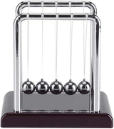 Newton's Cradle Desk Ornament, Black - Side View