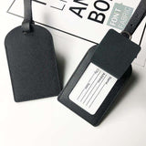 Luggage tag Black, Address tag Bag marking