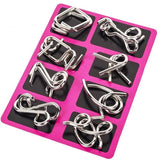 Brain Teaser Metal Puzzle, Pink