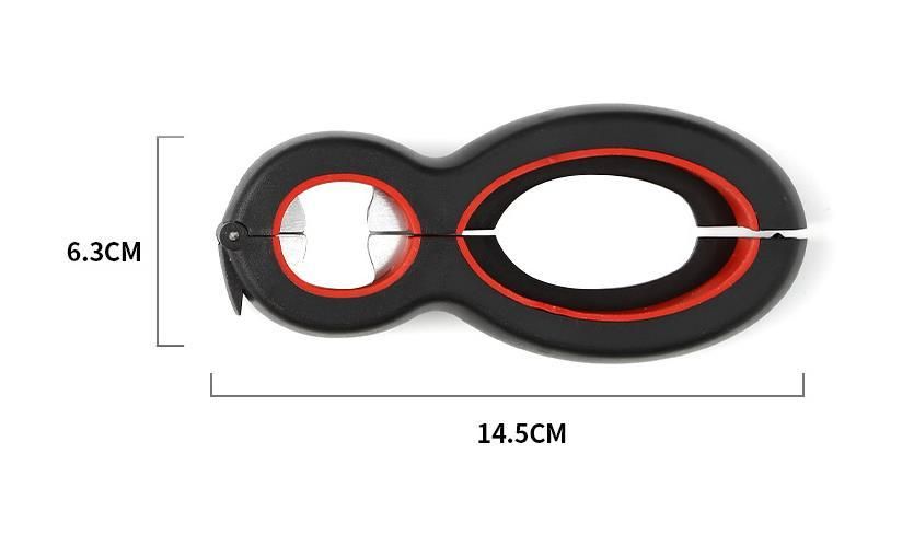 6 in 1 Can and Bottle Opener, Multi-Color