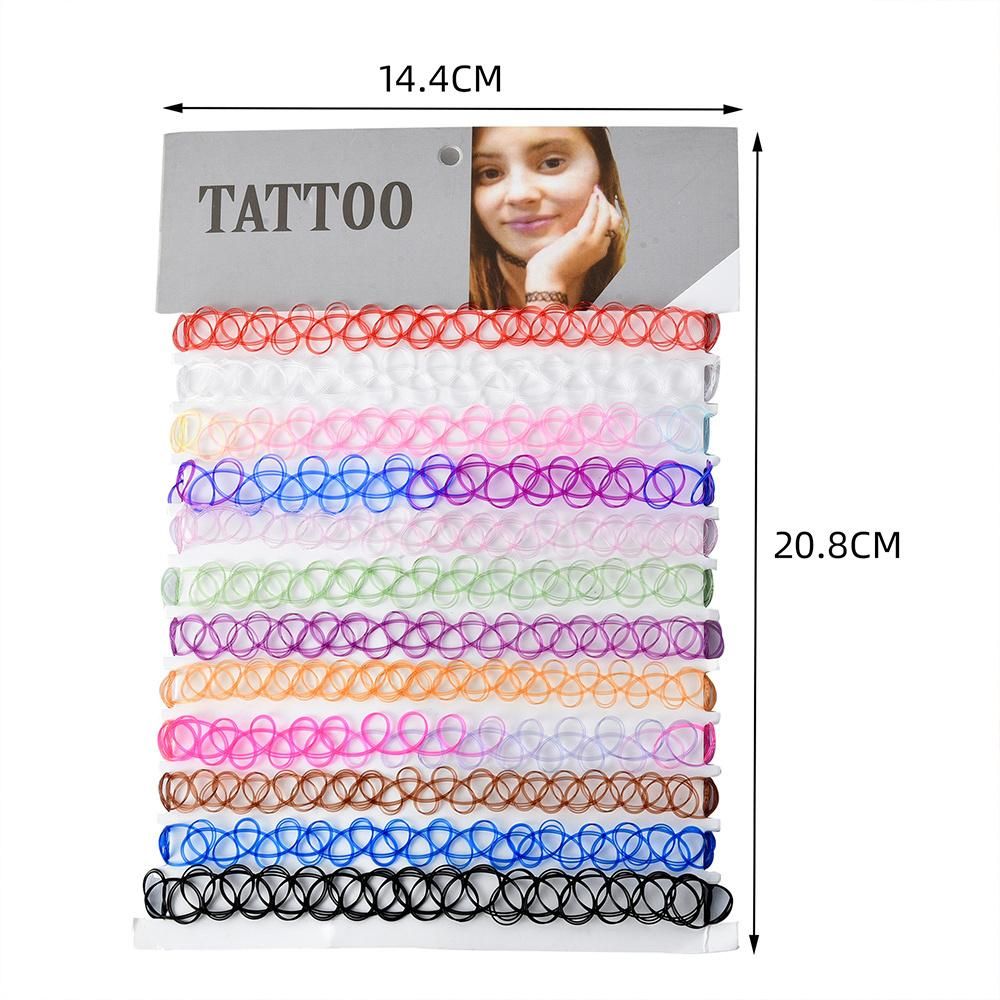 12-Piece Necklace Set Multicolor