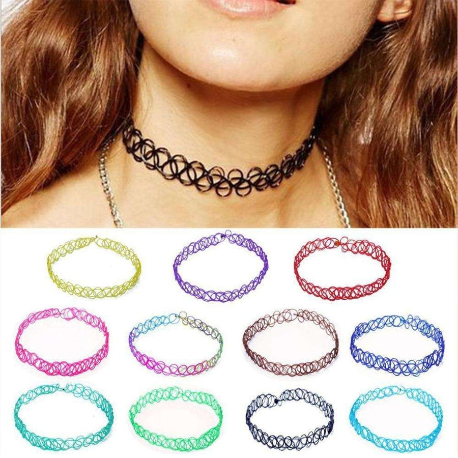 12-piece Necklace Set, Black
