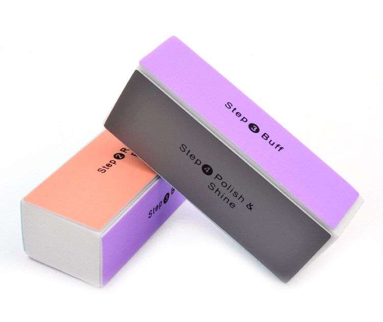 4 in 1 Nail Buffer File for Polishing and Filing, Multi Color
