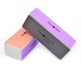 4 in 1 Nail Buffer File for Polishing and Filing, Multi Color - 45-Degree Angle