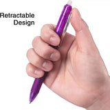 8-Pack Erasable Gel Ink Pens, Multi-Color Erasable Pens - Side View