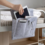 Felt Storage Bag Pouch Bed, Dark Grey