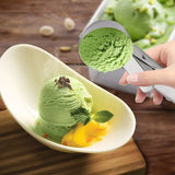 Silver Ice Cream Scoop with Ejector, Large