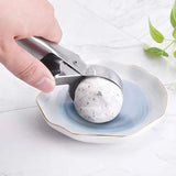Silver Ice Cream Scoop with Ejector, Large